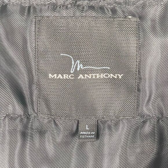 Marc Anthony Slim-Fit Wool-Blend Quilted Shirt Jacket - Men’s L - Picture 7 of 10